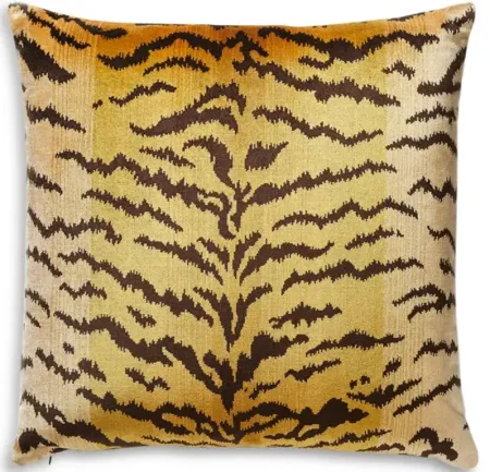 Scalamandre Tigre Decorative Pillow, 22" x 22"