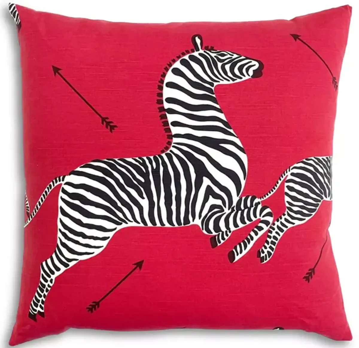 Scalamandre Zebra's Decorative Pillow, 22" x 22"