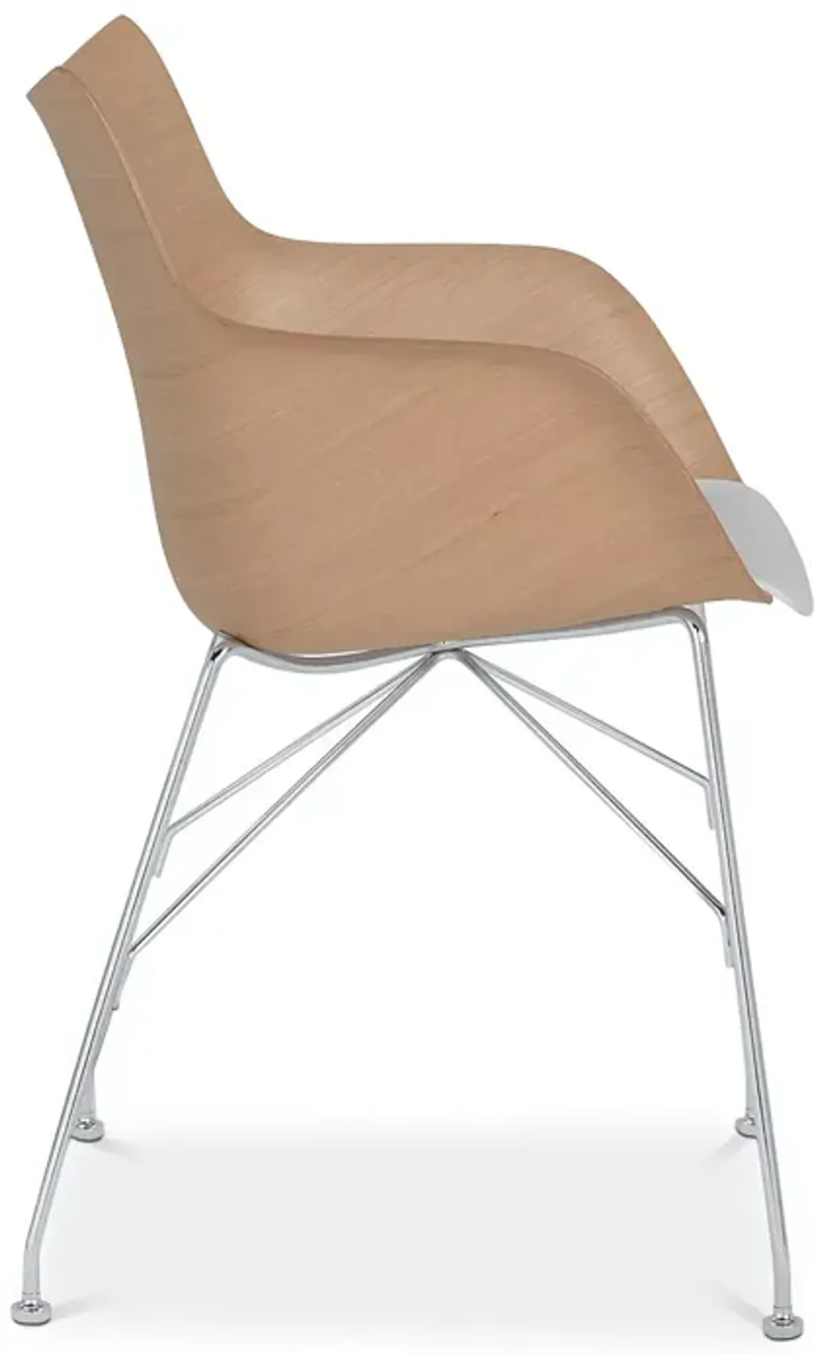 Kartell Q  Basic Veneer Dining Chair