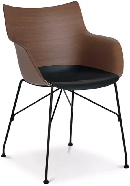 Kartell Q  Basic Veneer Dining Chair