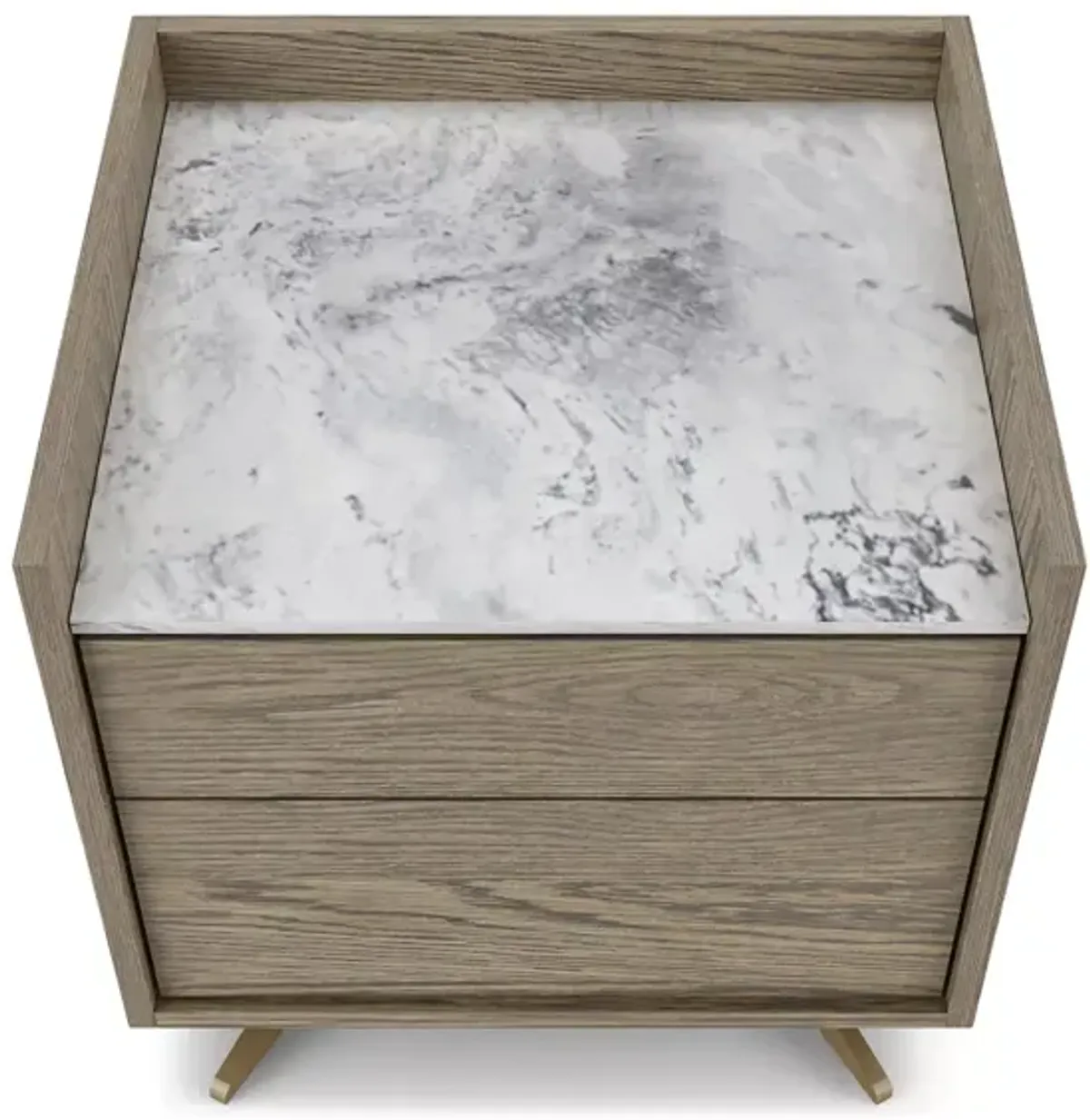 Huppé Memento 2-Drawer Small Nightstand