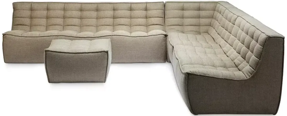 Ethnicraft N701 Footstool Sectional