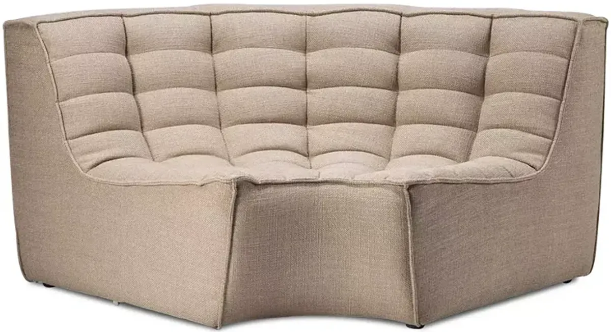 Ethnicraft N701 Sofa Round Corner Sectional