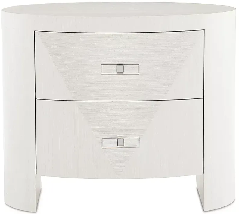 Bernhardt Axiom Oval Nightstand