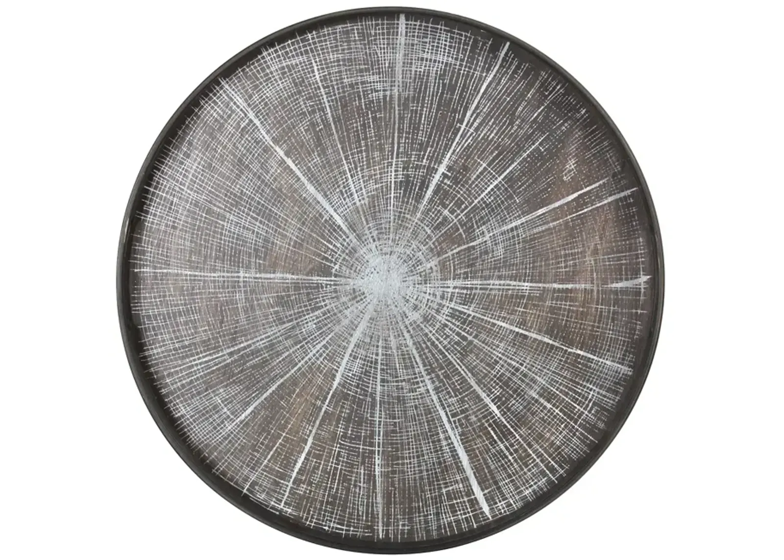 Notre Monde White Slice Driftwood Tray