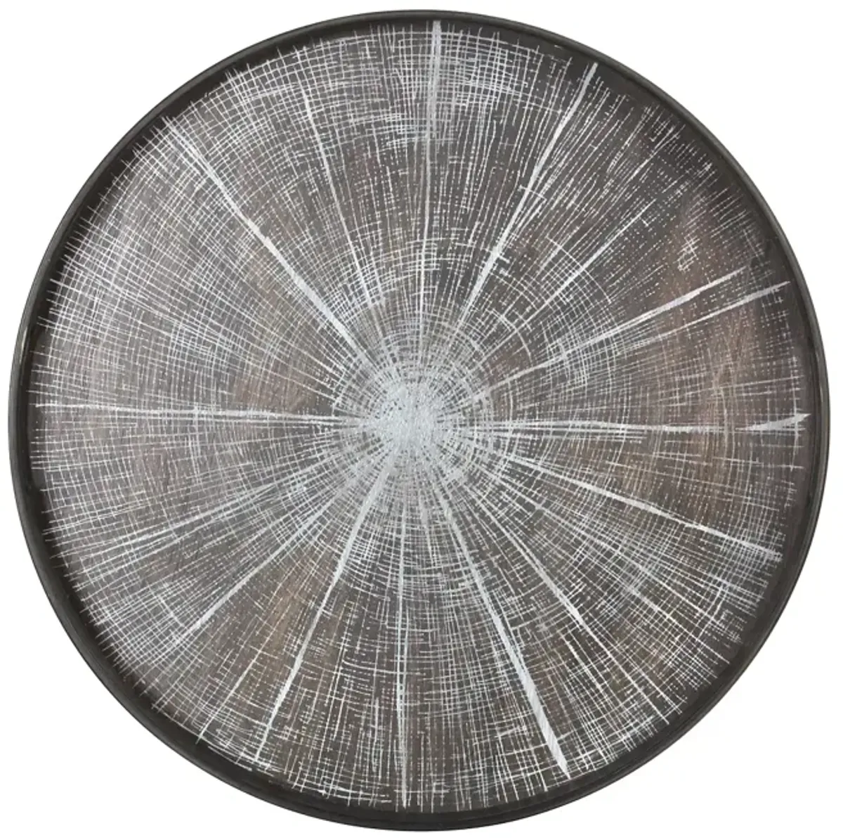 Notre Monde White Slice Driftwood Tray