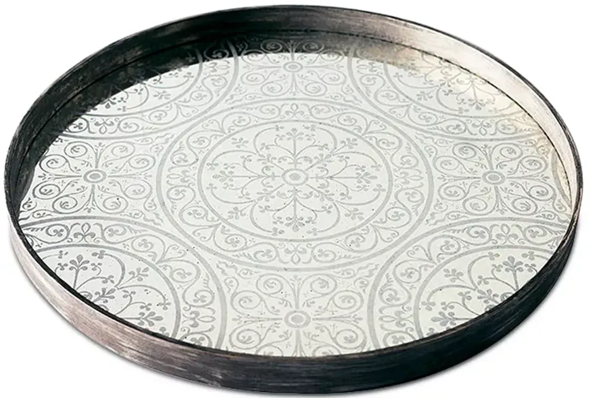 Notre Monde Moroccan Frost Mirror Tray