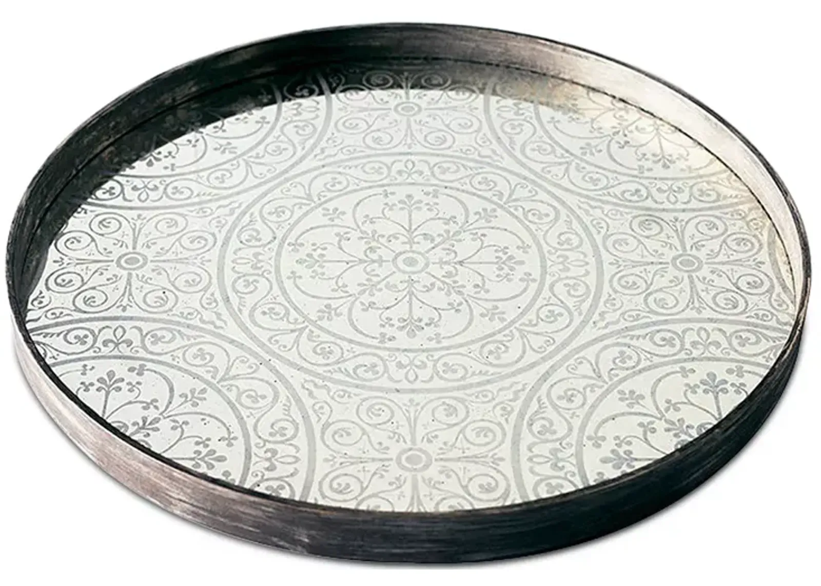 Notre Monde Moroccan Frost Mirror Tray