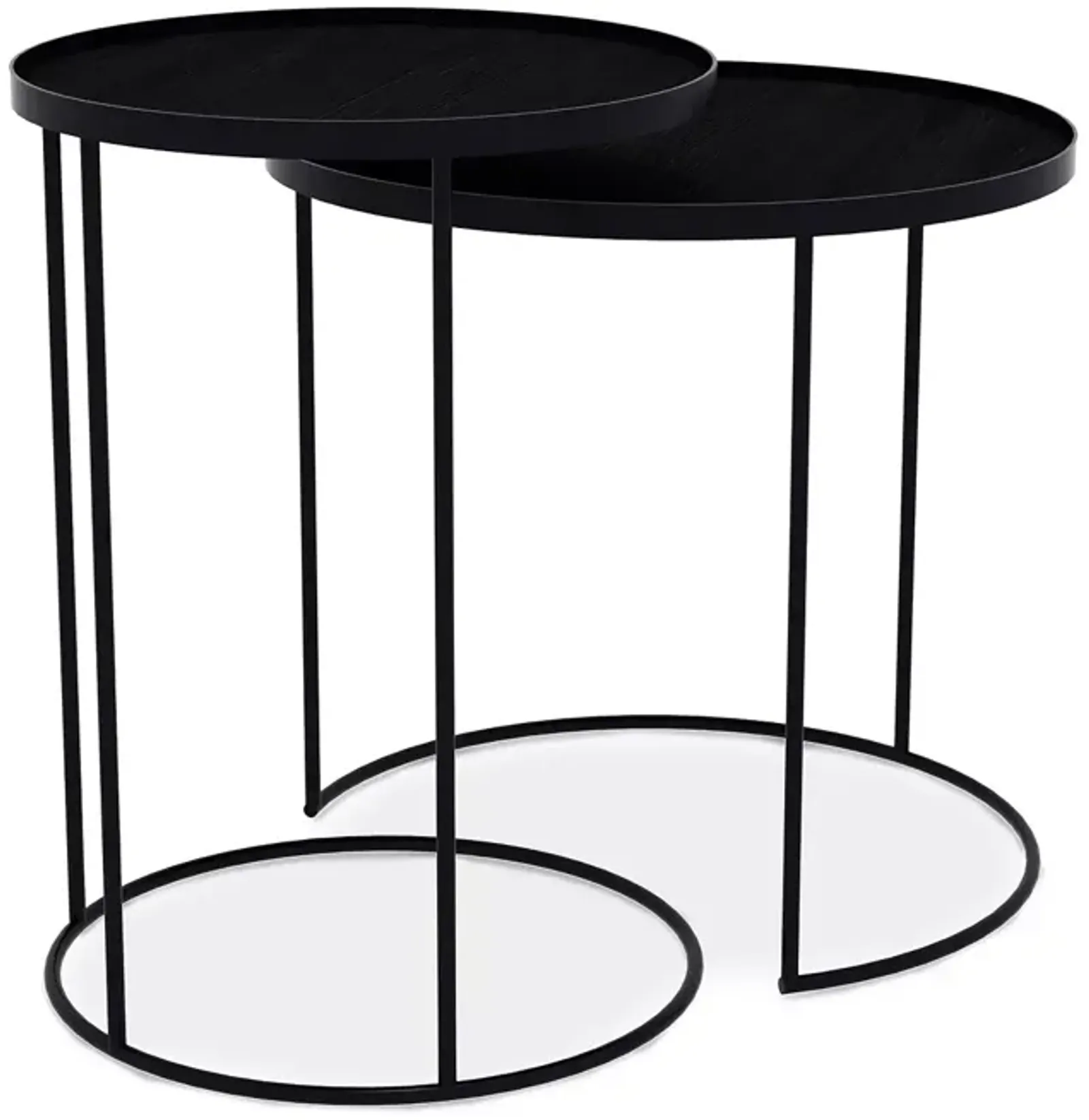 Notre Monde Round Tray Table Set 