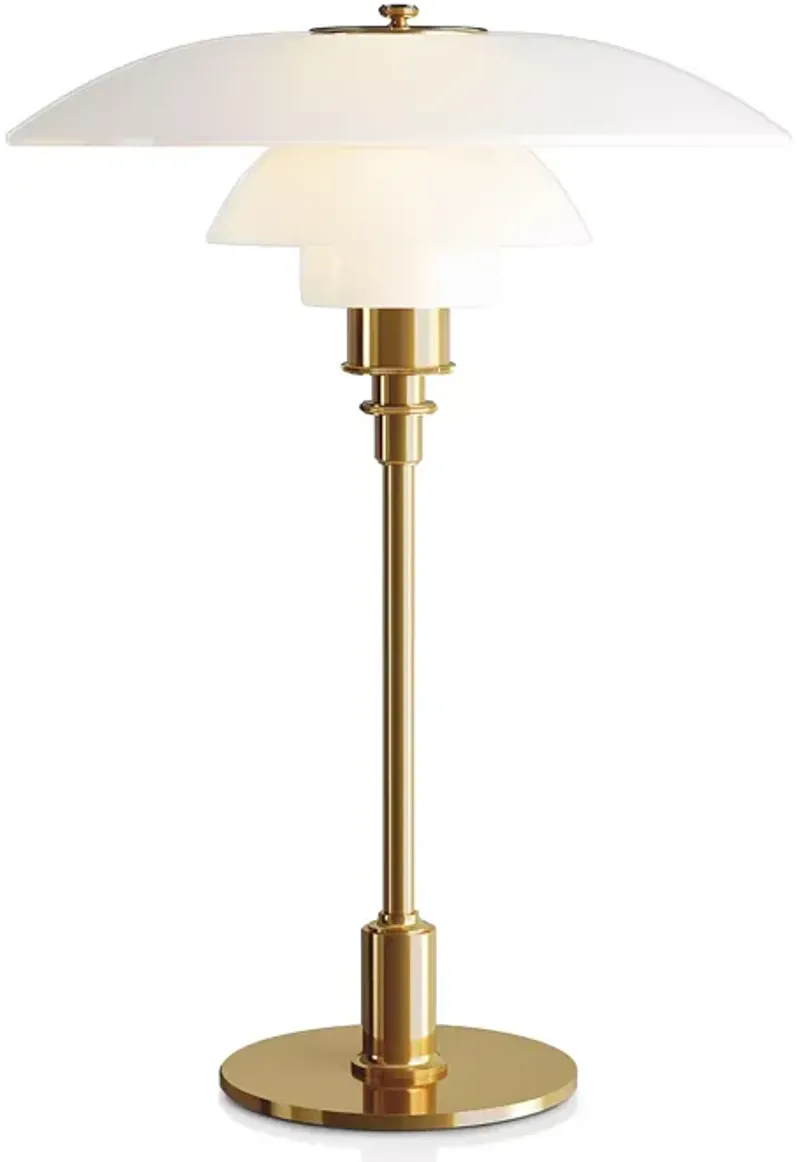 Louis Poulsen PH 3Â½-2Â½ Glass Table Lamp