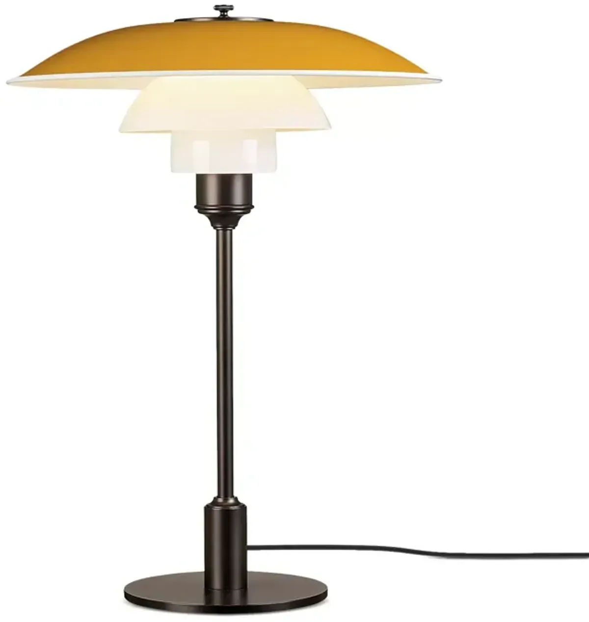 Louis Poulsen PH 3½-2½ Table Lamp, Yellow