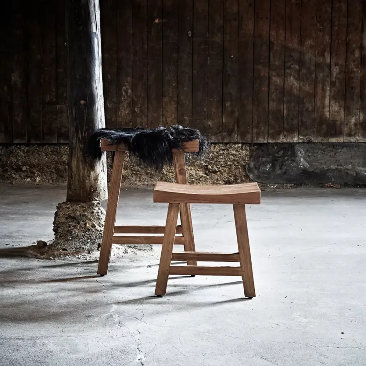 Sika Designs Charles Teak Dining Stool