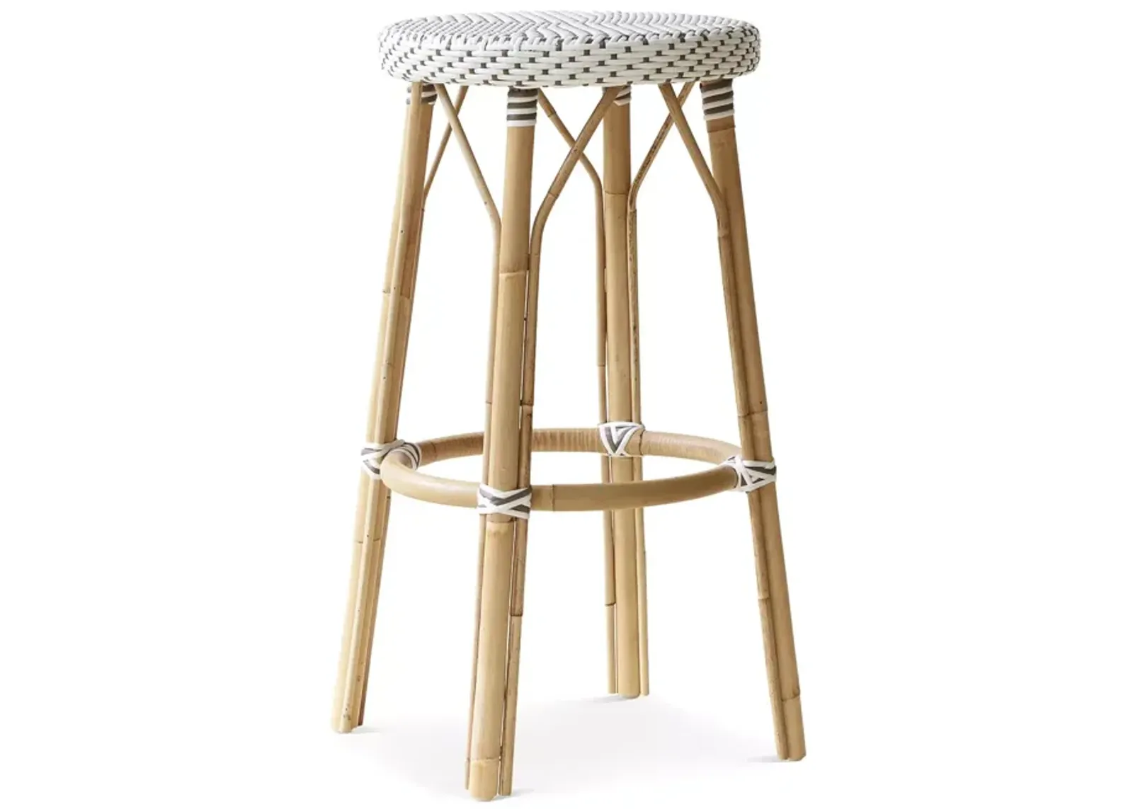 Sika Designs Simone Rattan Bistro Bar Stool