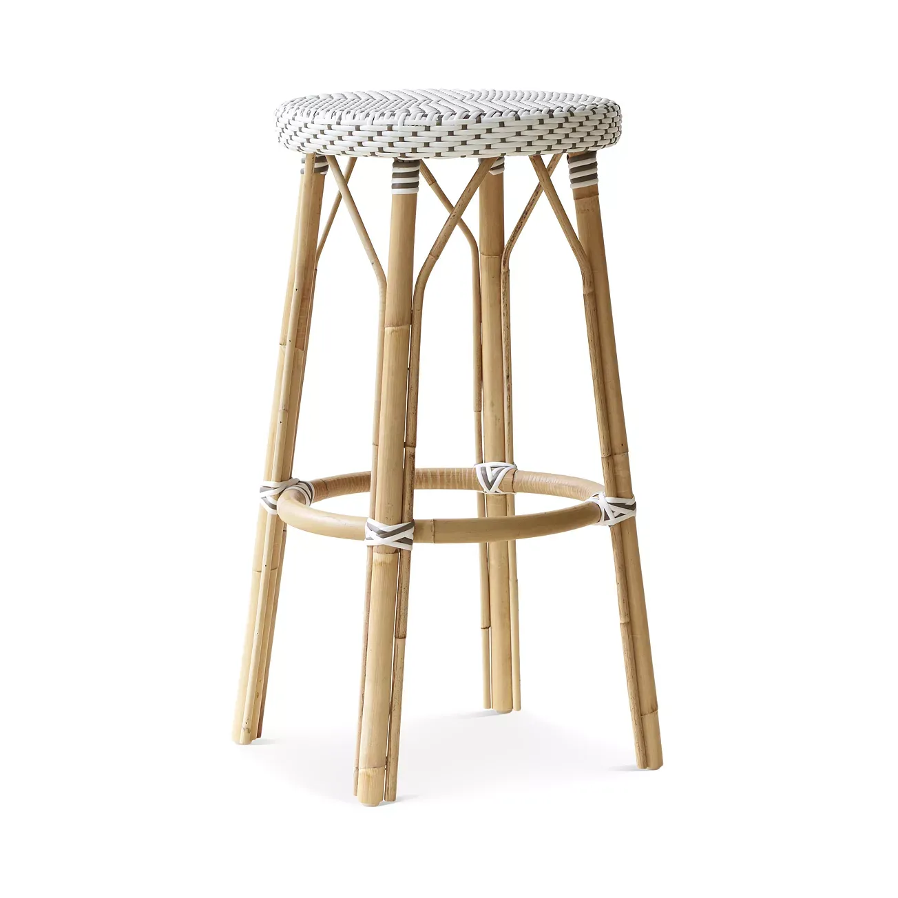 Sika Designs Simone Rattan Bistro Bar Stool