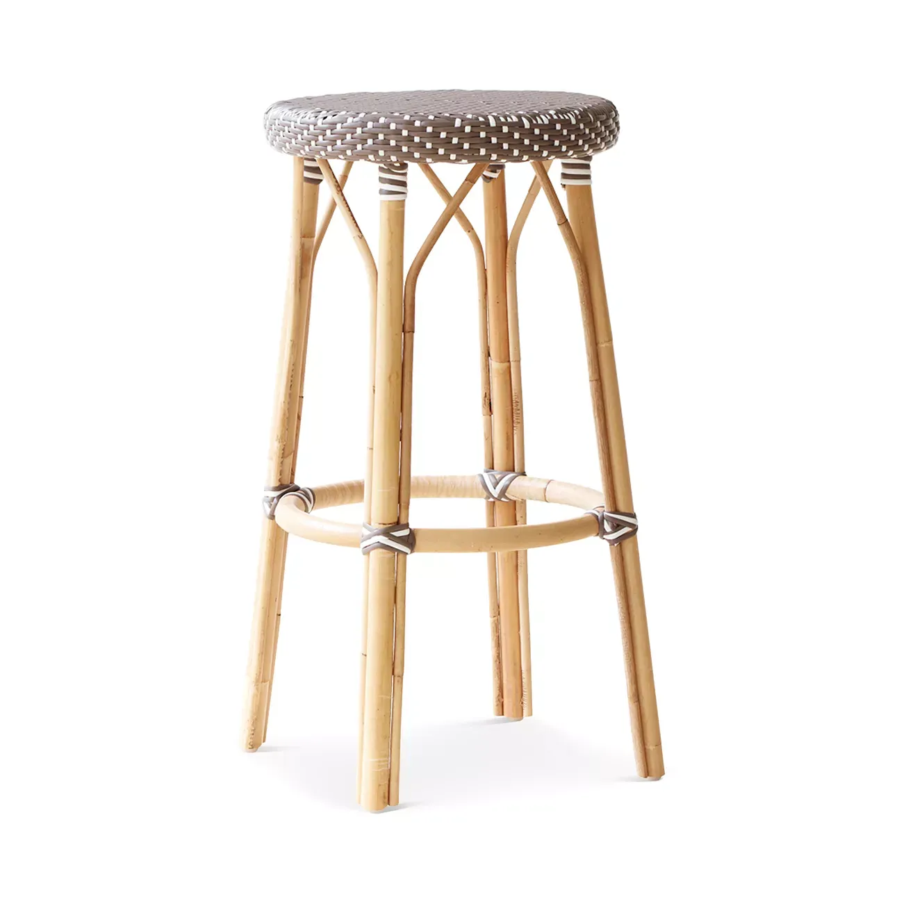 Sika Designs Simone Rattan Bistro Bar Stool