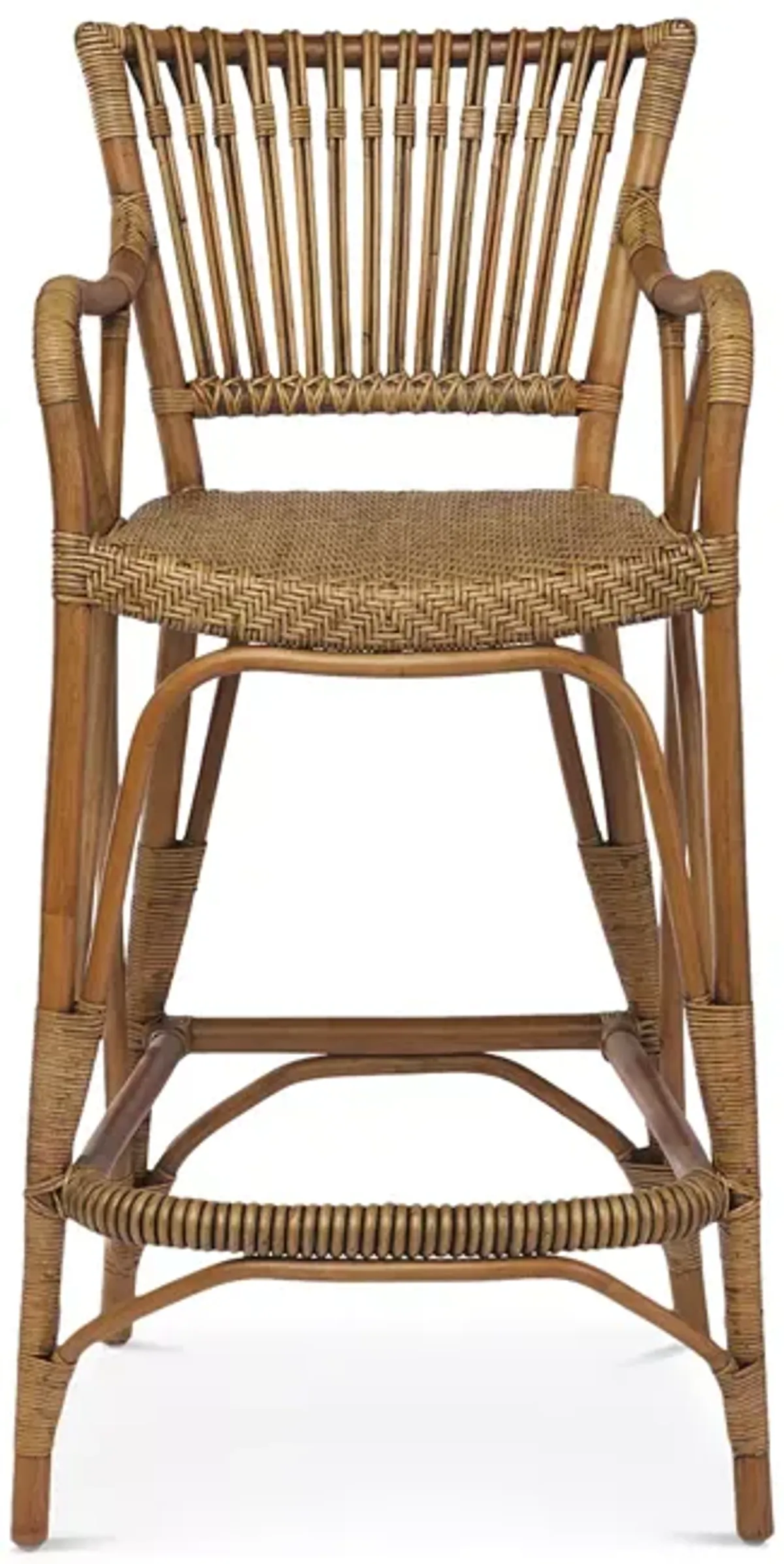 Sika Designs Blues Rattan Bar Stool