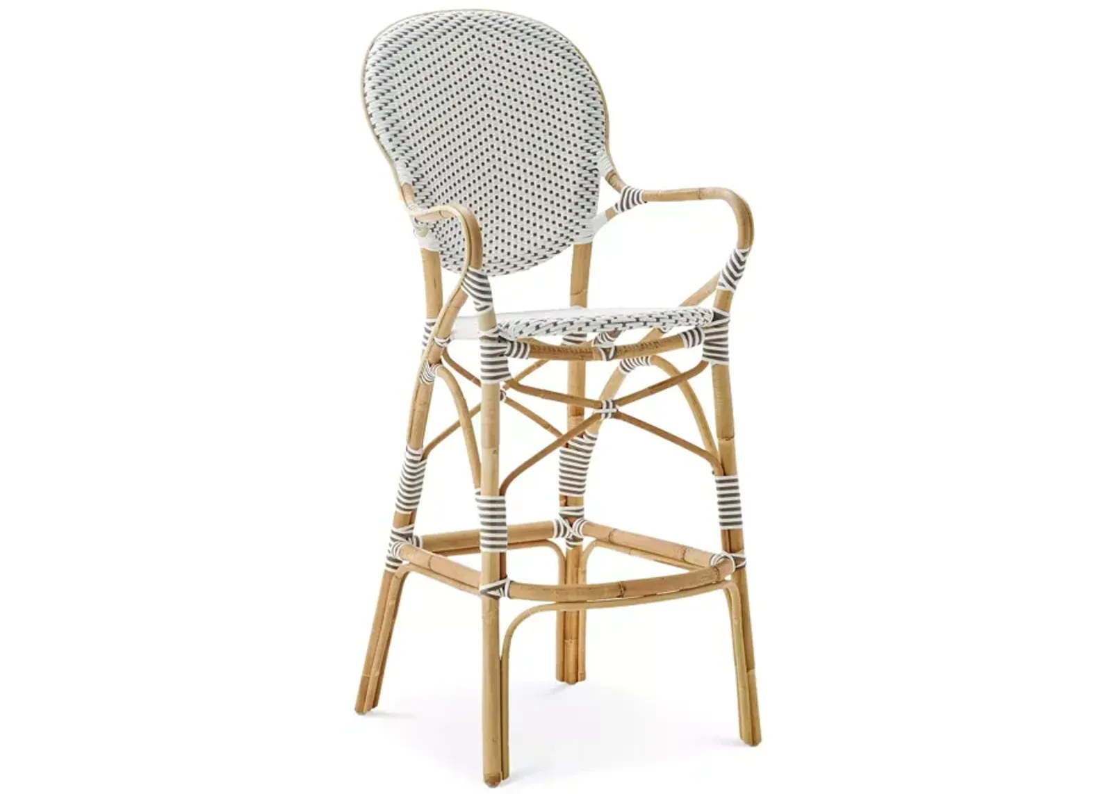 Sika Designs Isabell Rattan Bistro Bar Stool