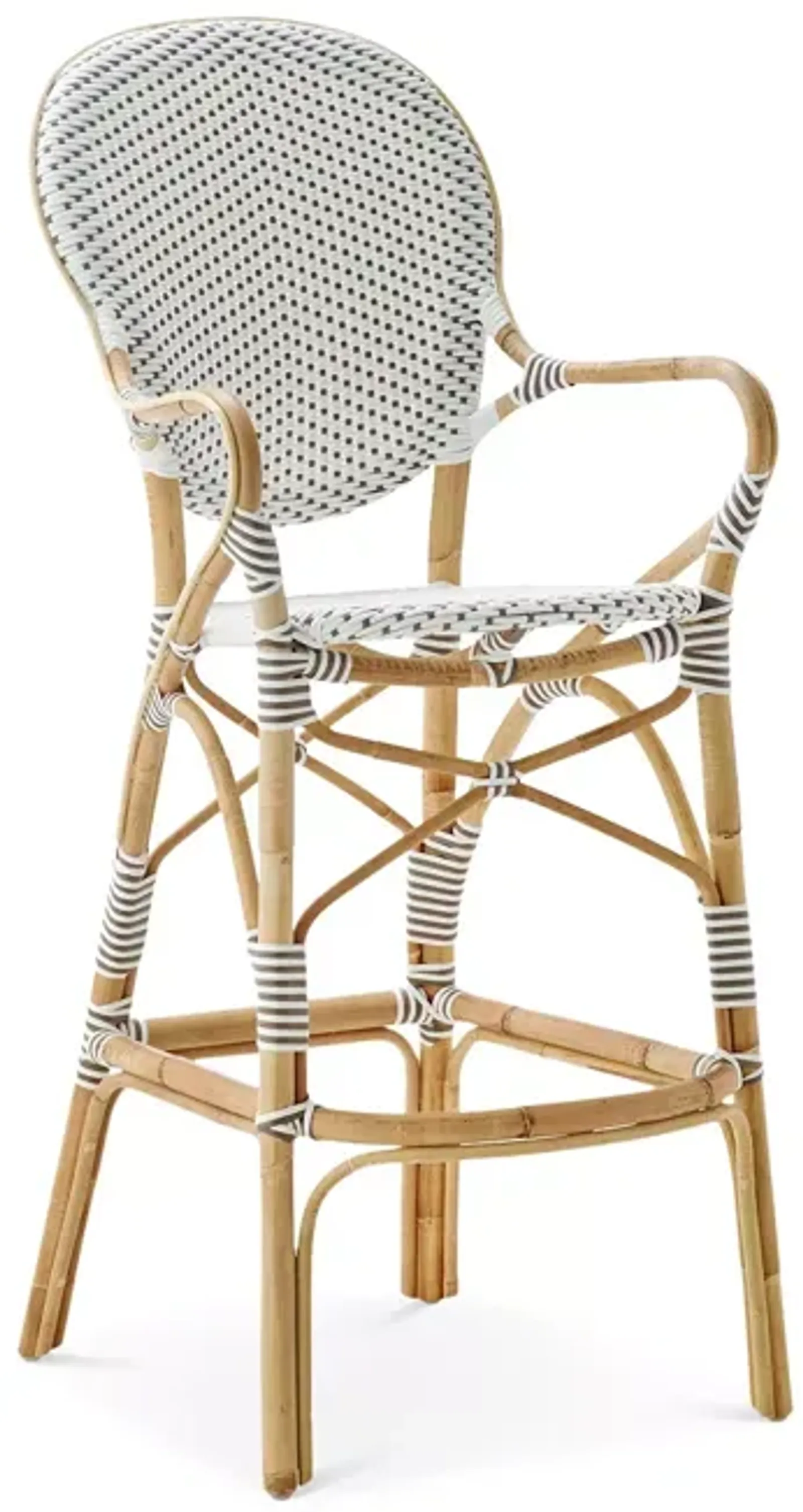 Sika Designs Isabell Rattan Bistro Bar Stool