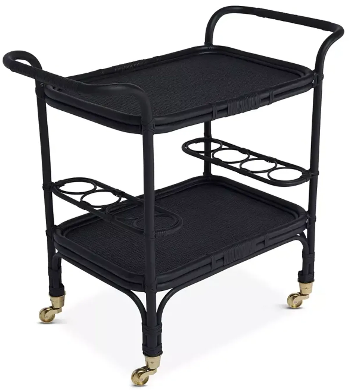 Sika Designs Carlo Rattan Bar Cart