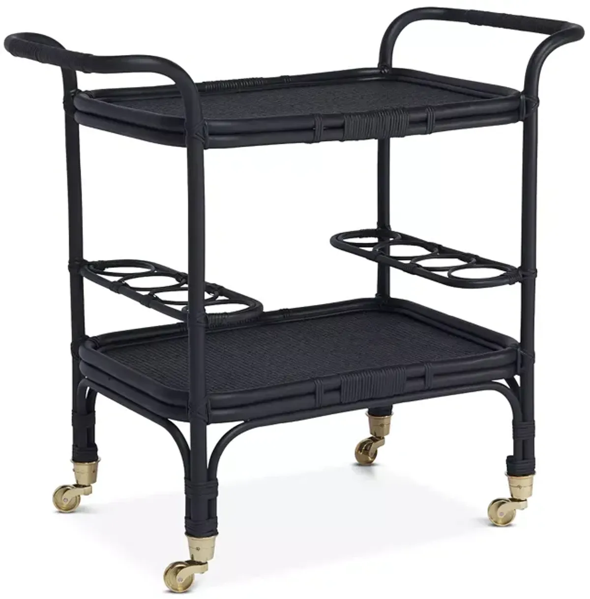 Sika Designs Carlo Rattan Bar Cart