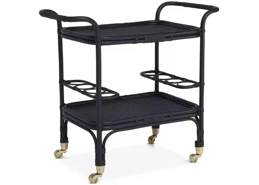 Sika Designs Carlo Rattan Bar Cart