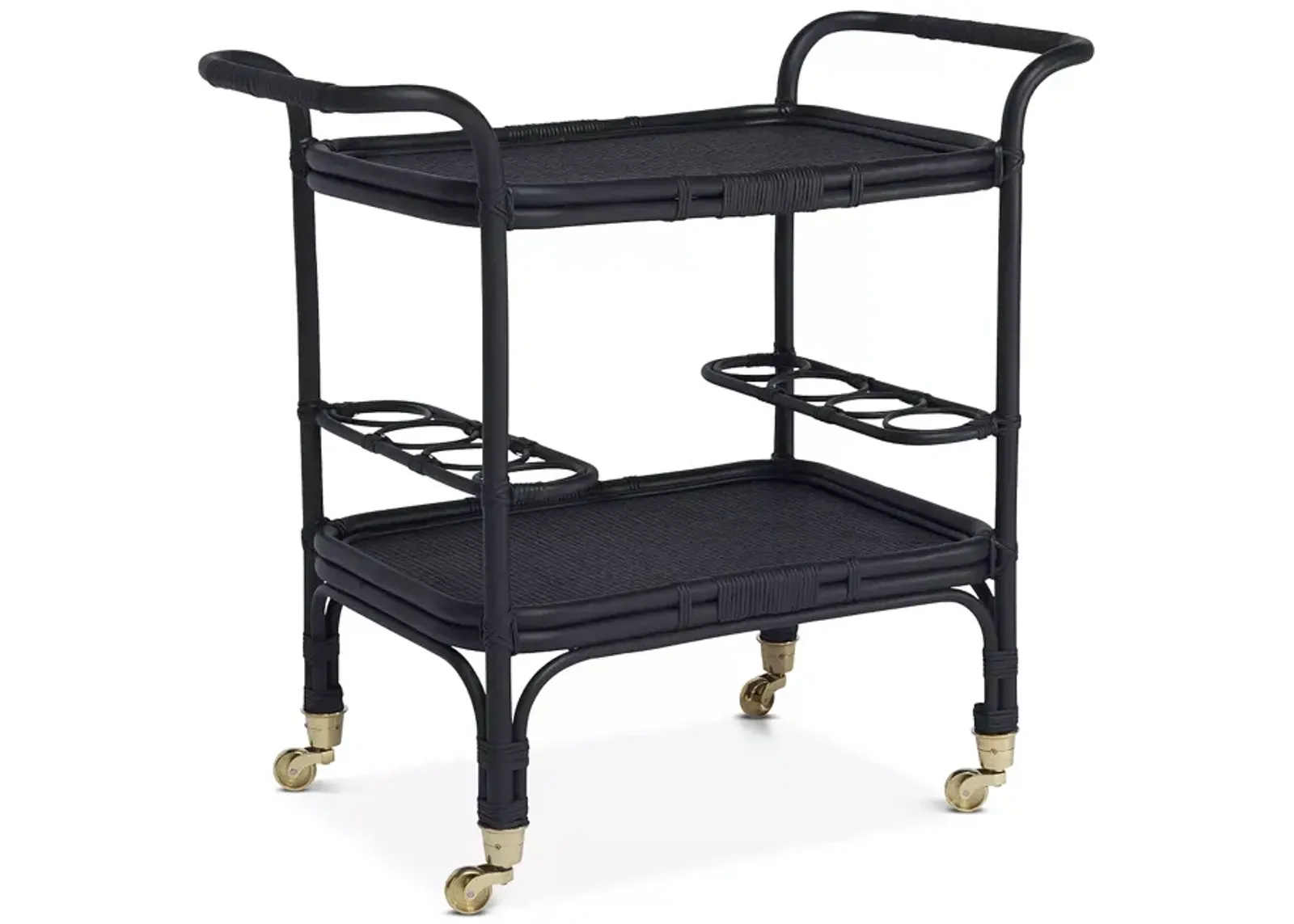 Sika Designs Carlo Rattan Bar Cart