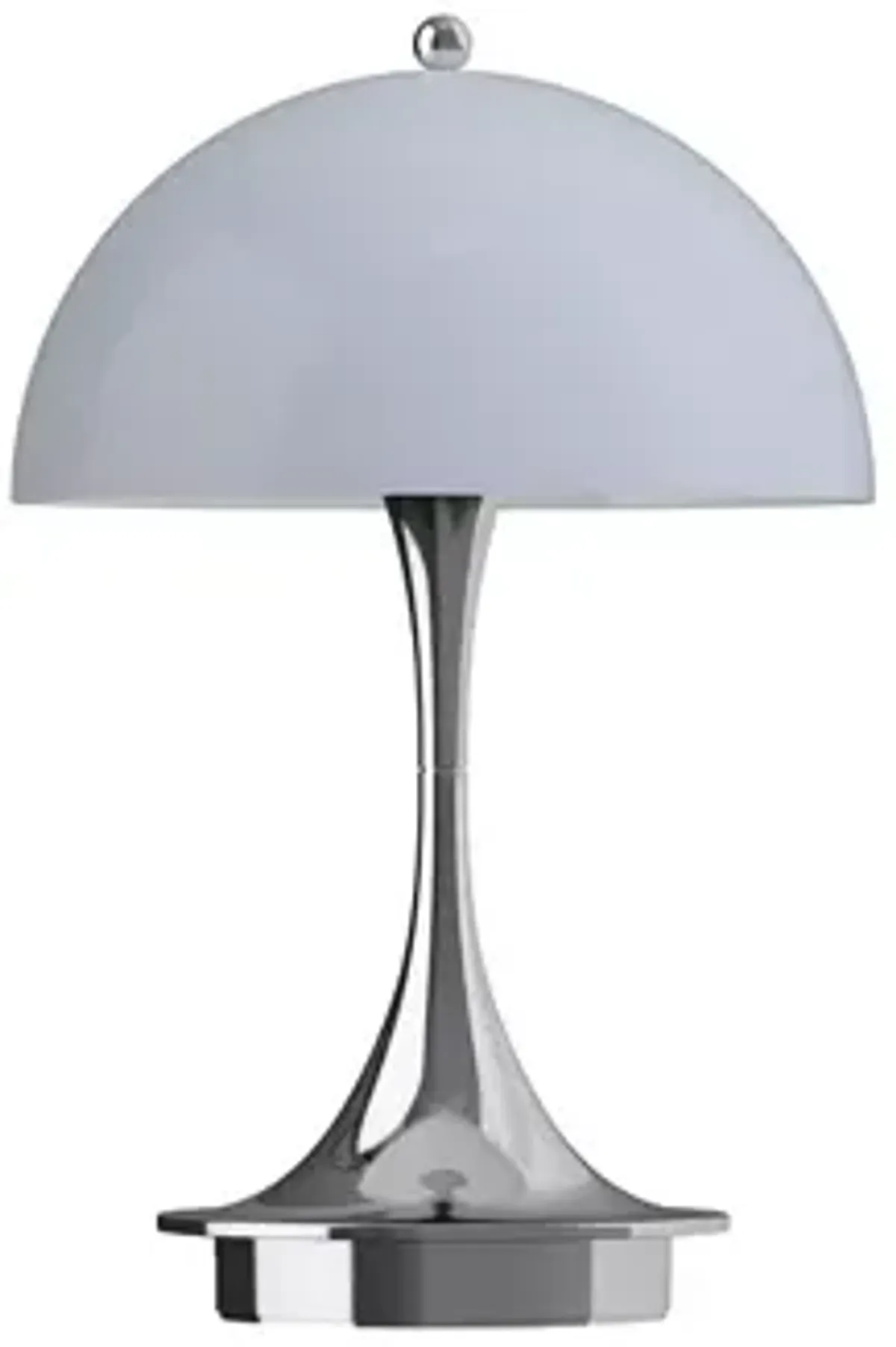 Louis Poulsen Panthella 160 Portable, Chrome Opal/Blue Gray