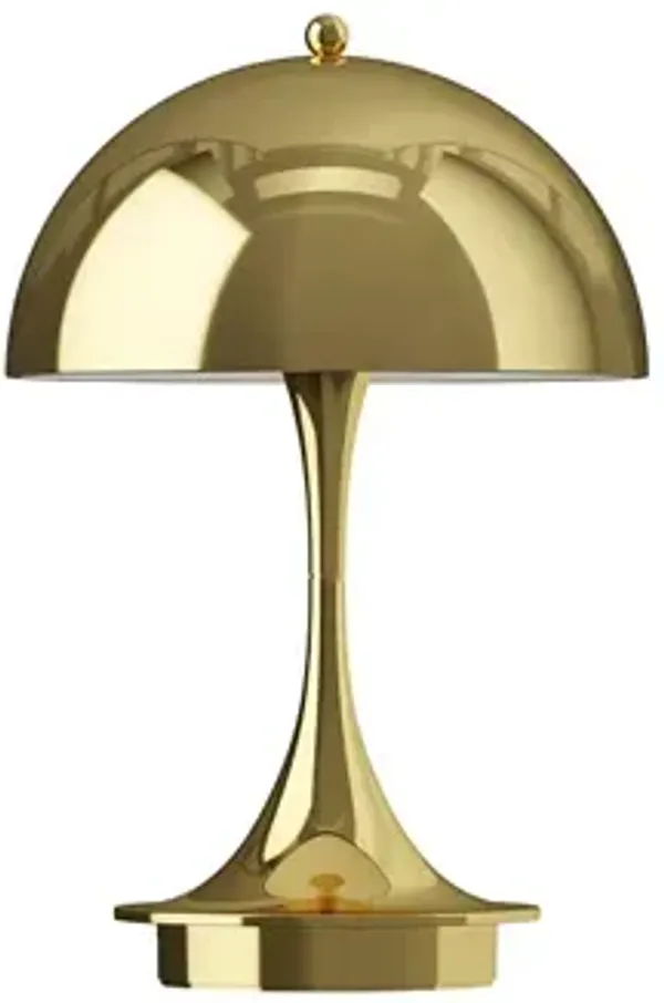 Louis Poulsen Panthella 160 Portable, Brass
