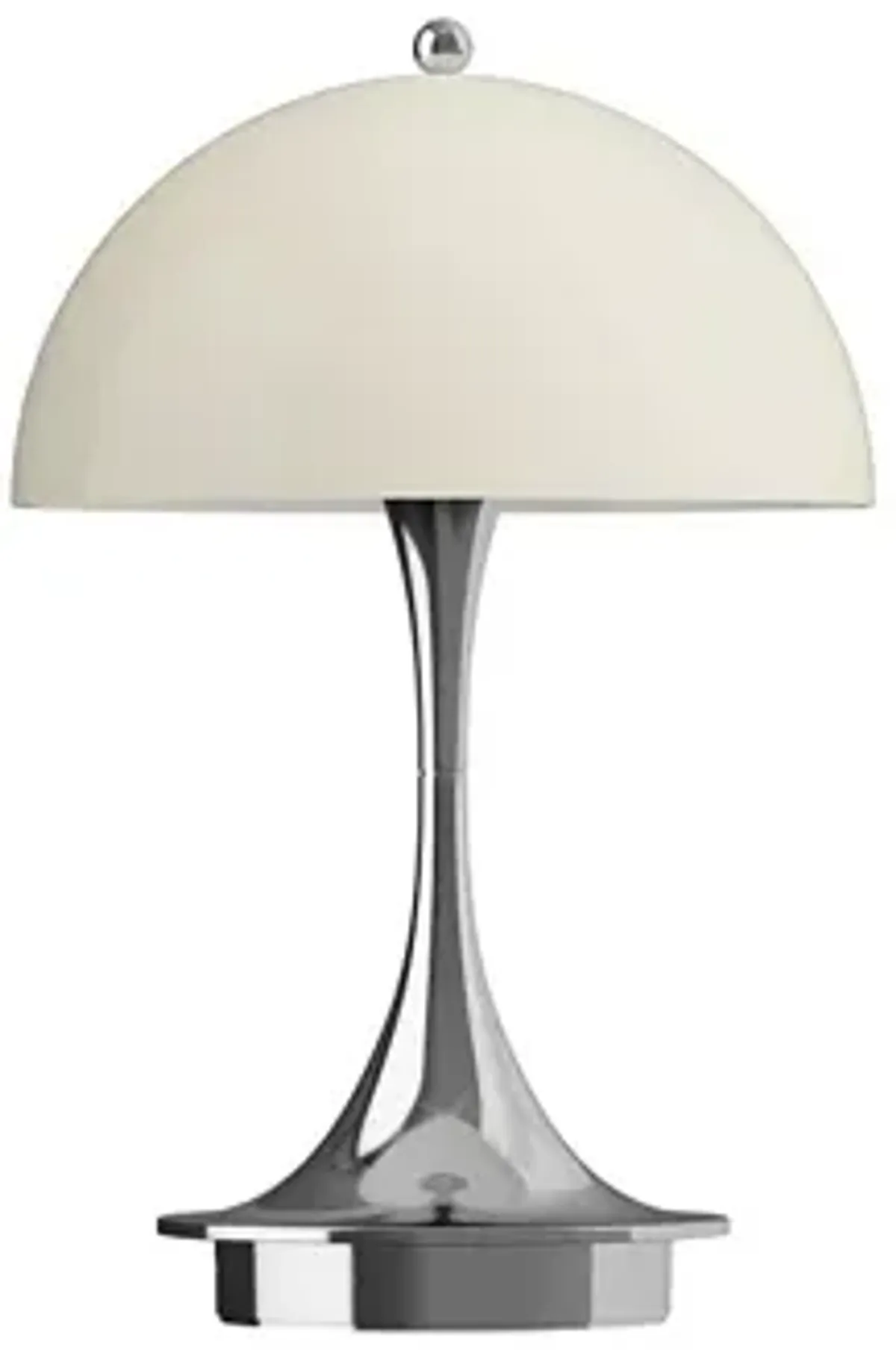 Louis Poulsen Panthella 160 Portable, Chrome Opal/Beige