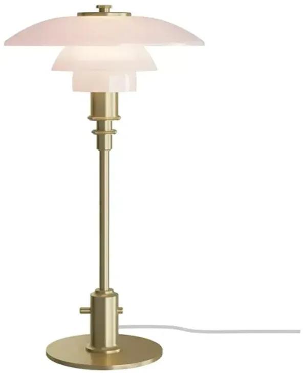 Louis Poulsen PH 2/1 Table Lamp, Pale Rose
