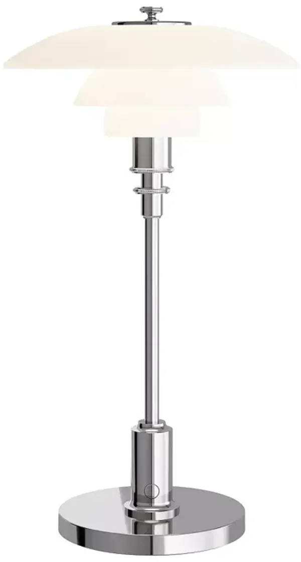 Louis Poulsen PH 2/1 Portable High Luster Chrome Plated Lamp