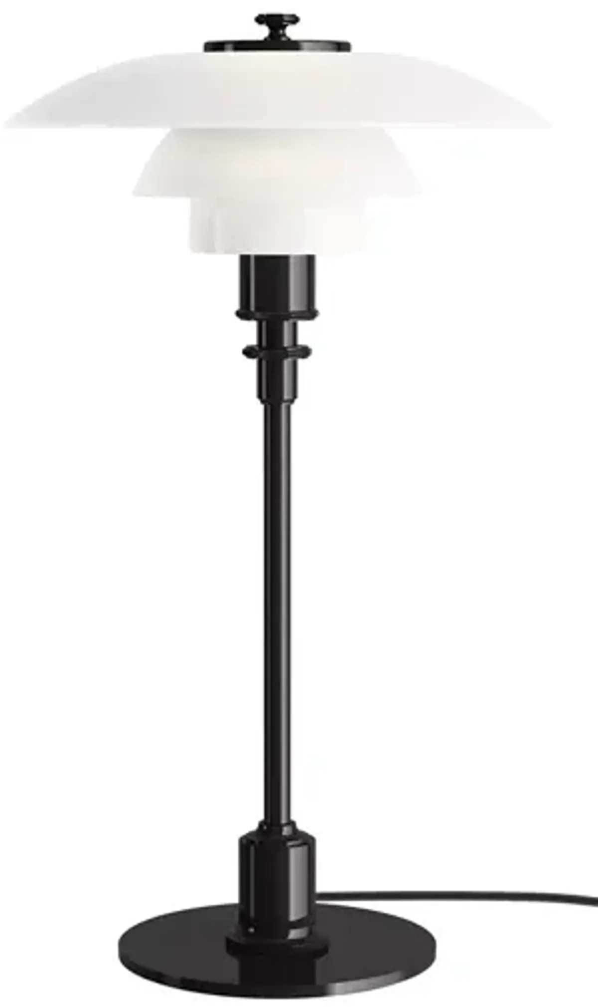 Louis Poulsen PH 2/1 Table Lamp, Black