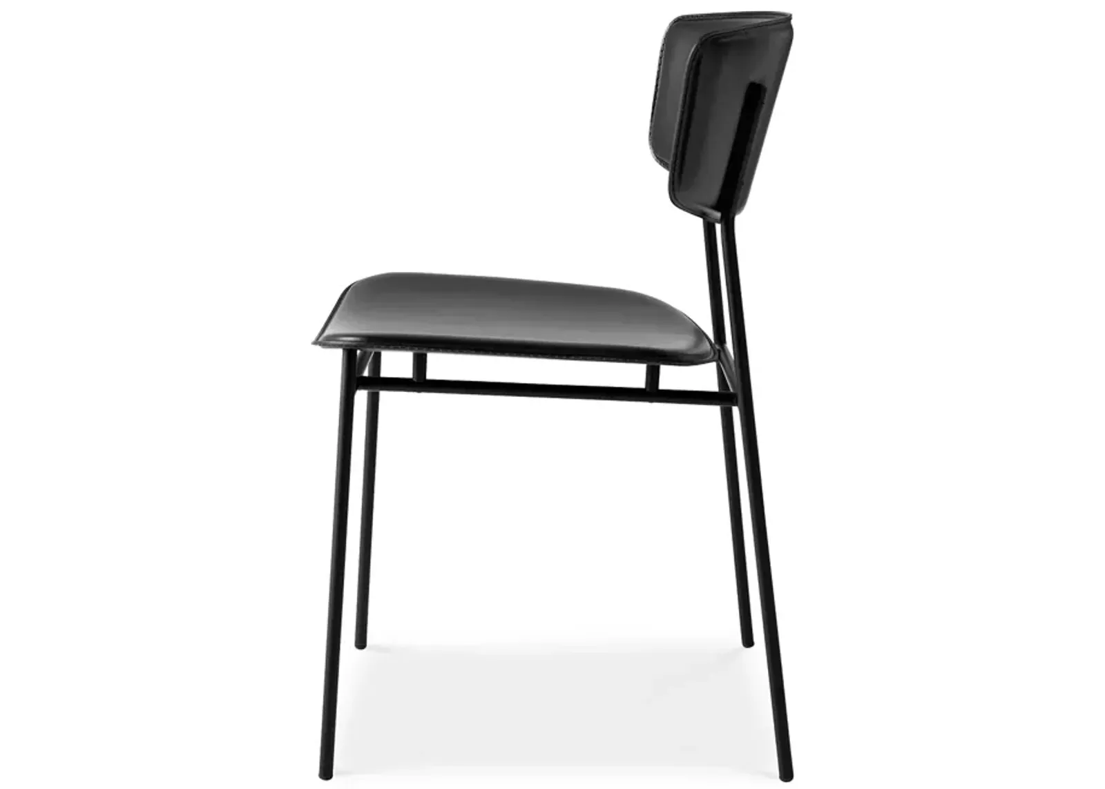 Calligaris Fifties Matte-Leather Chair