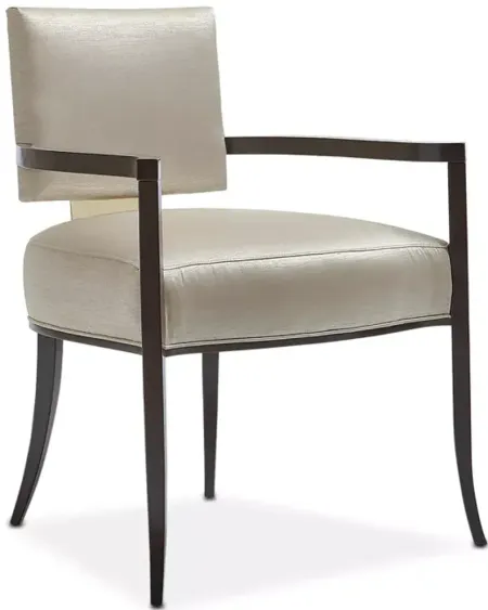 Caracole Reserved Seating Dining Arm Chair