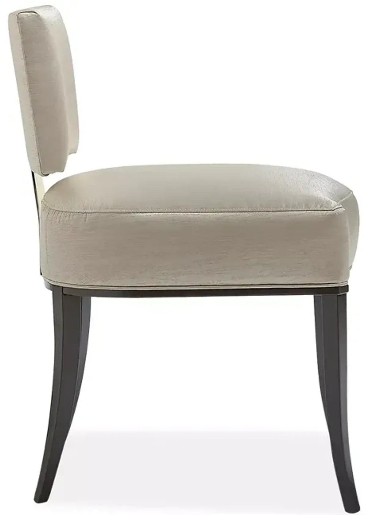 Caracole Reserved Seating Dining Side Chair - Seal Skin
