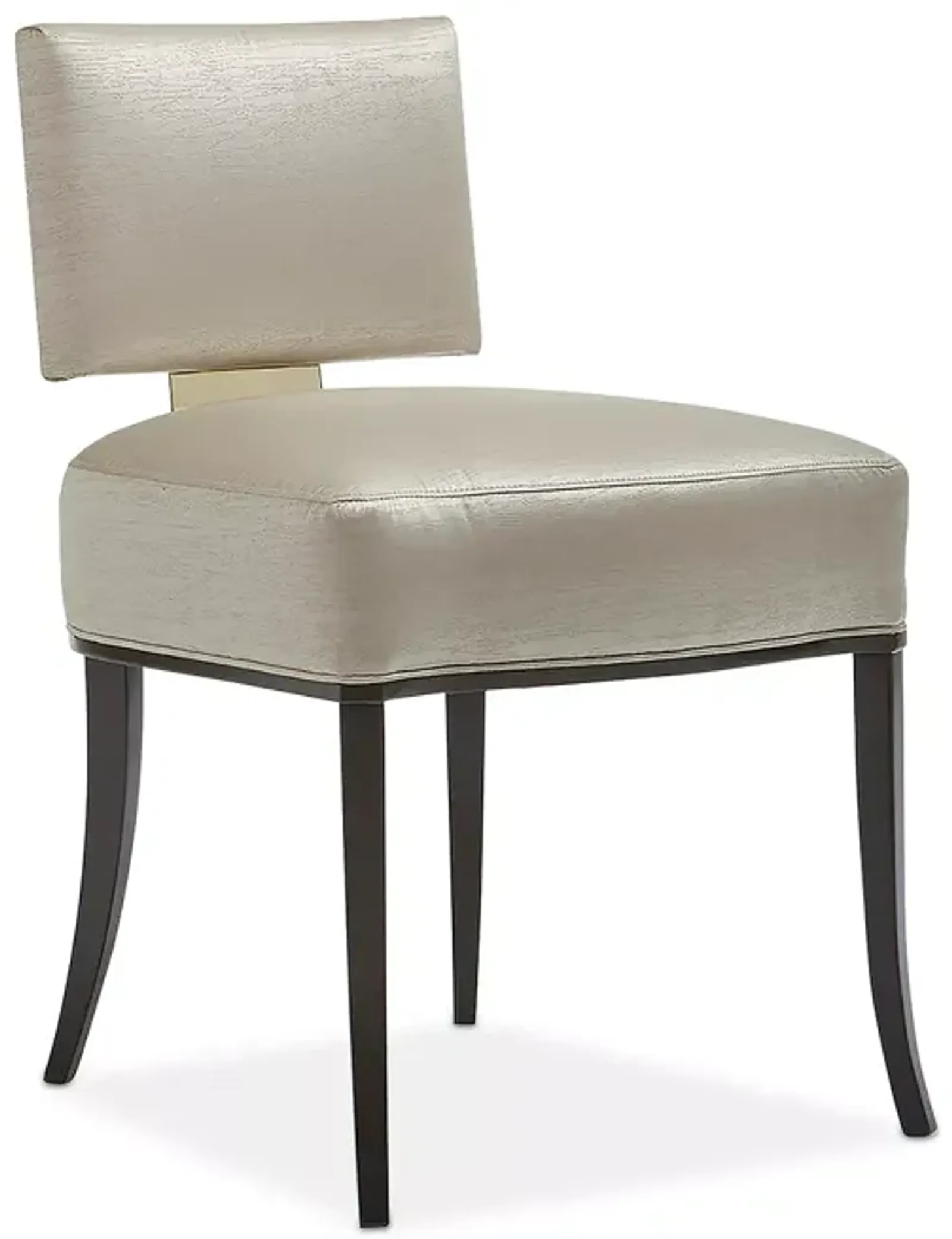 Caracole Reserved Seating Dining Side Chair - Seal Skin