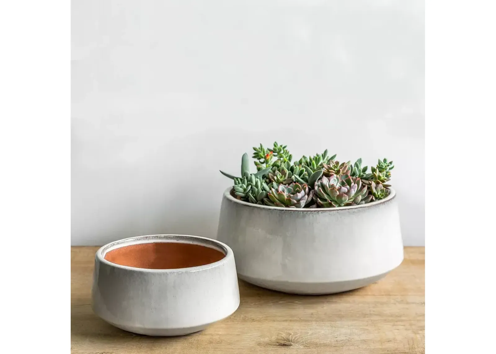 CAMPANIA INTERNATIONAL Scandia Planter, Set of 2