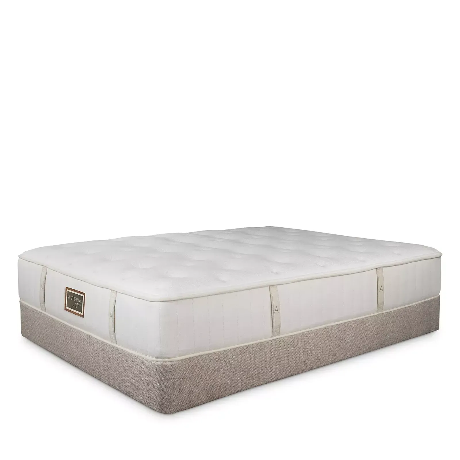 Asteria Natural Aspen Medium Firm King Mattress & Boxspring Set - Exclusive