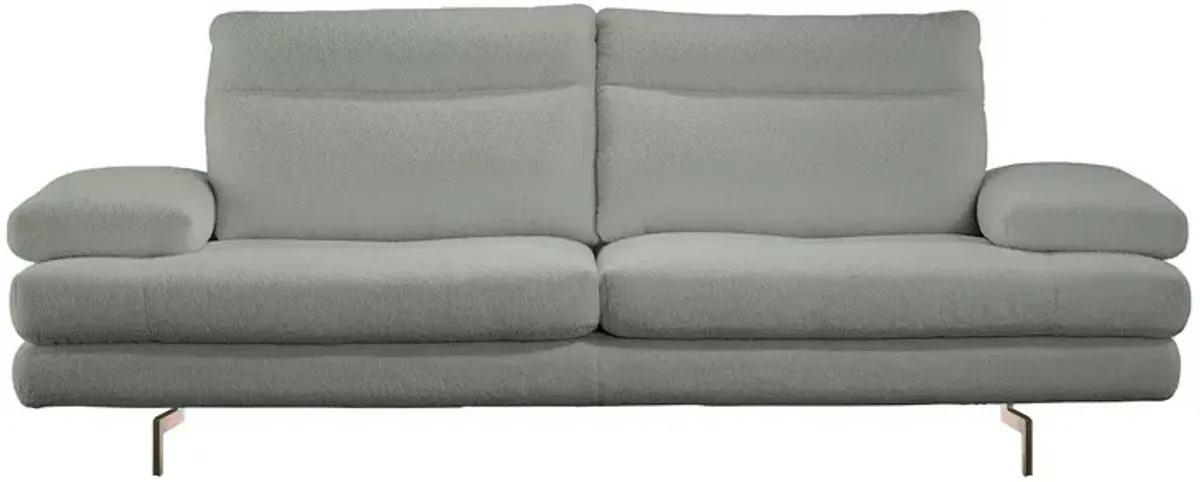 Giuseppe Nicoletti Sabrina Sofa, Satin Metal Legs