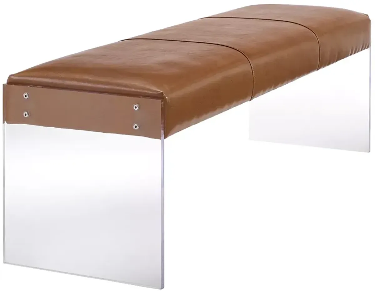 TOV Furniture Envy Acrylic Bench