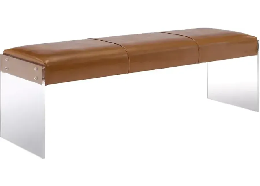 TOV Furniture Envy Acrylic Bench