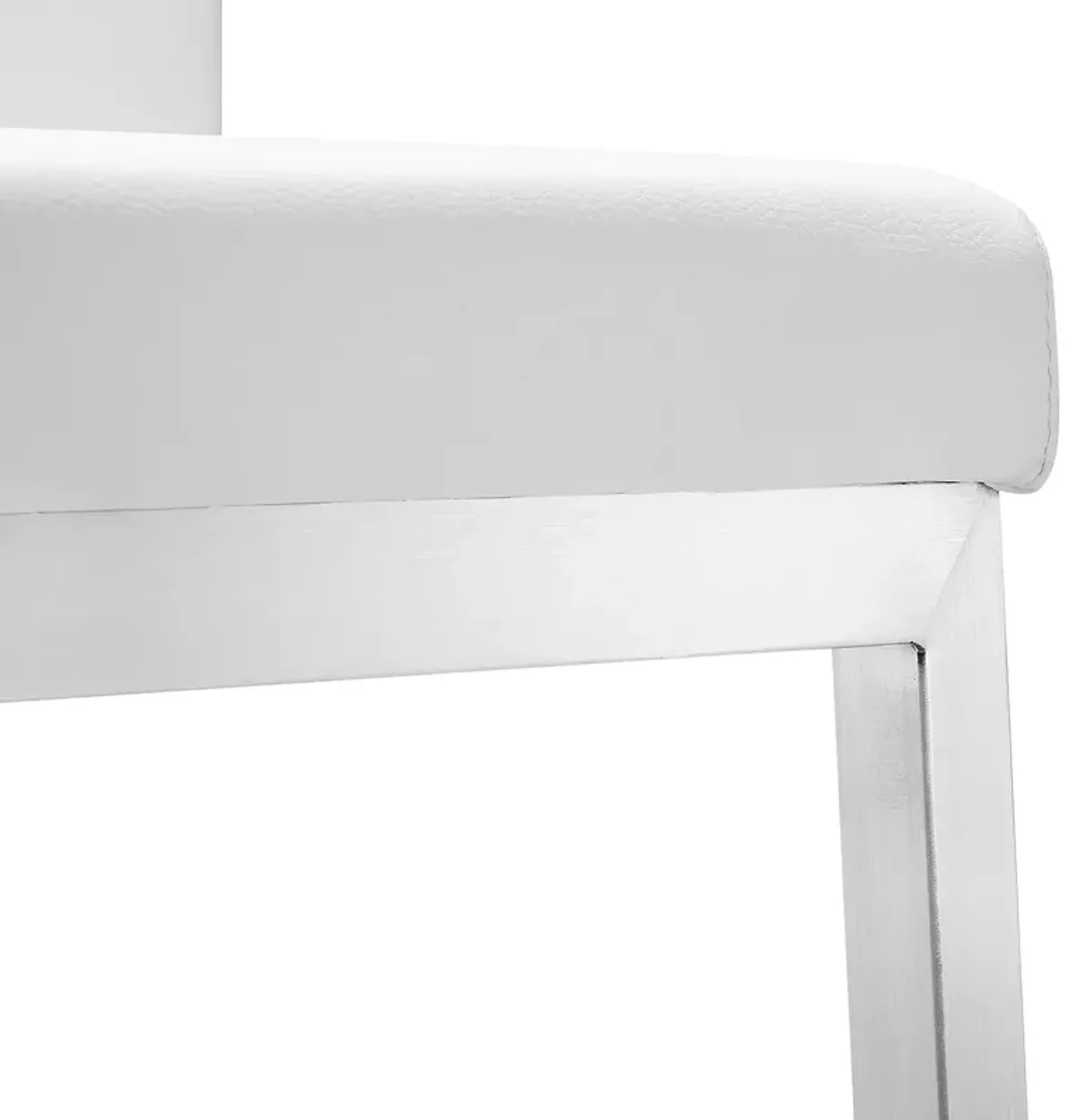 TOV Furniture Parma Stainless Steel Counter Stool, Set of 2