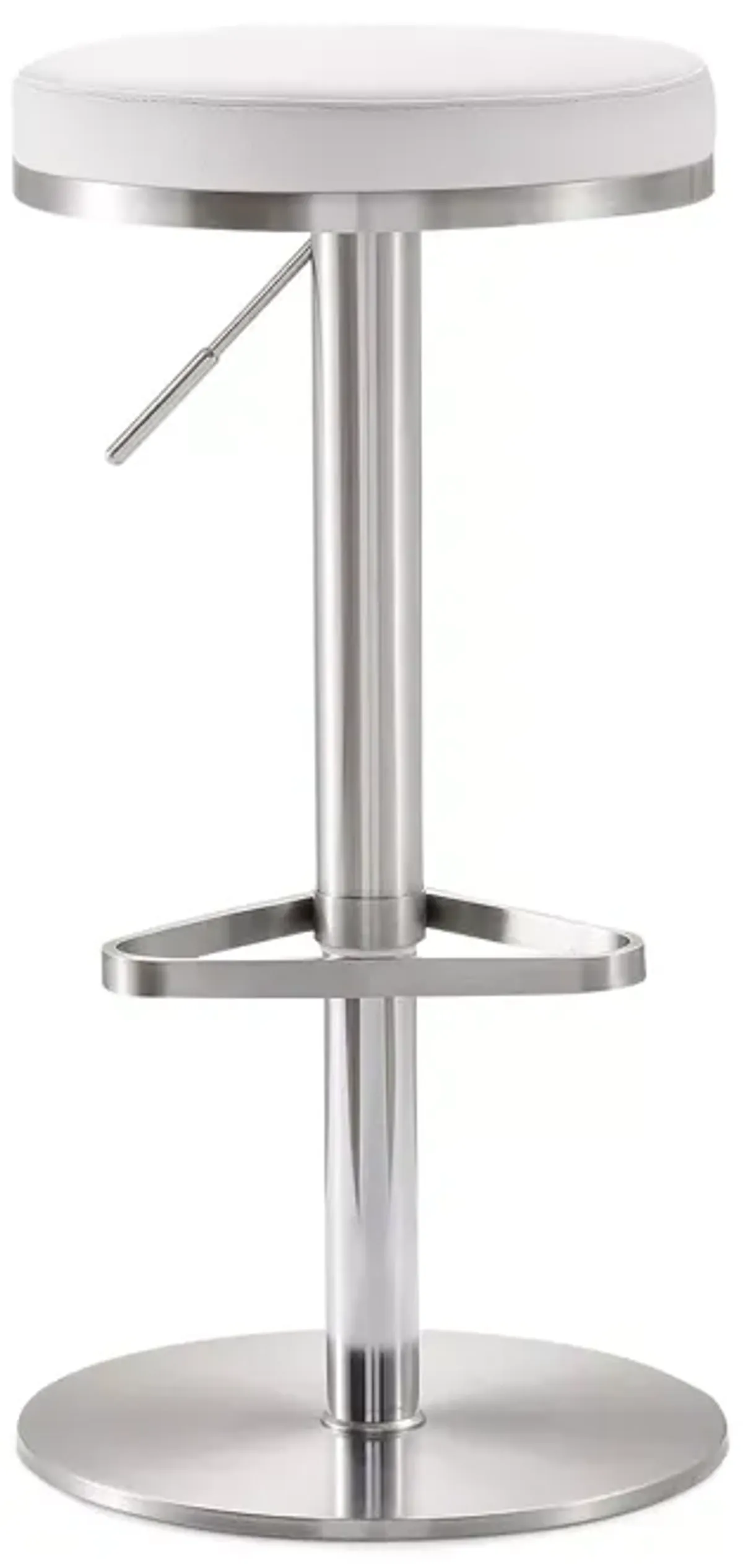 TOV Furniture Fano Stainless Steel Adjustable Barstool