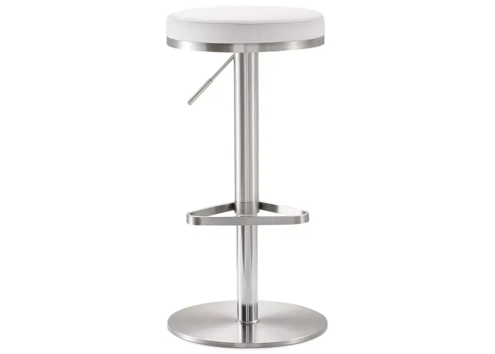 TOV Furniture Fano Stainless Steel Adjustable Barstool