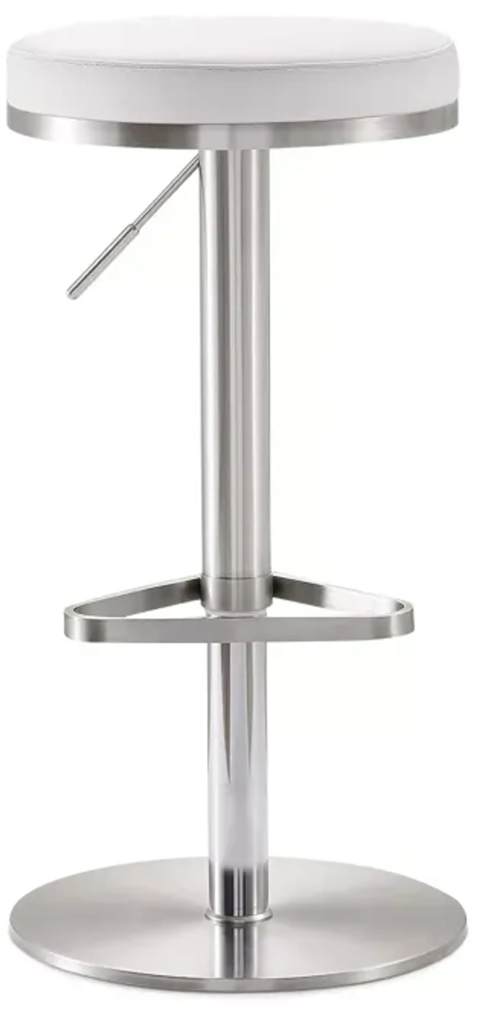 TOV Furniture Fano Stainless Steel Adjustable Barstool