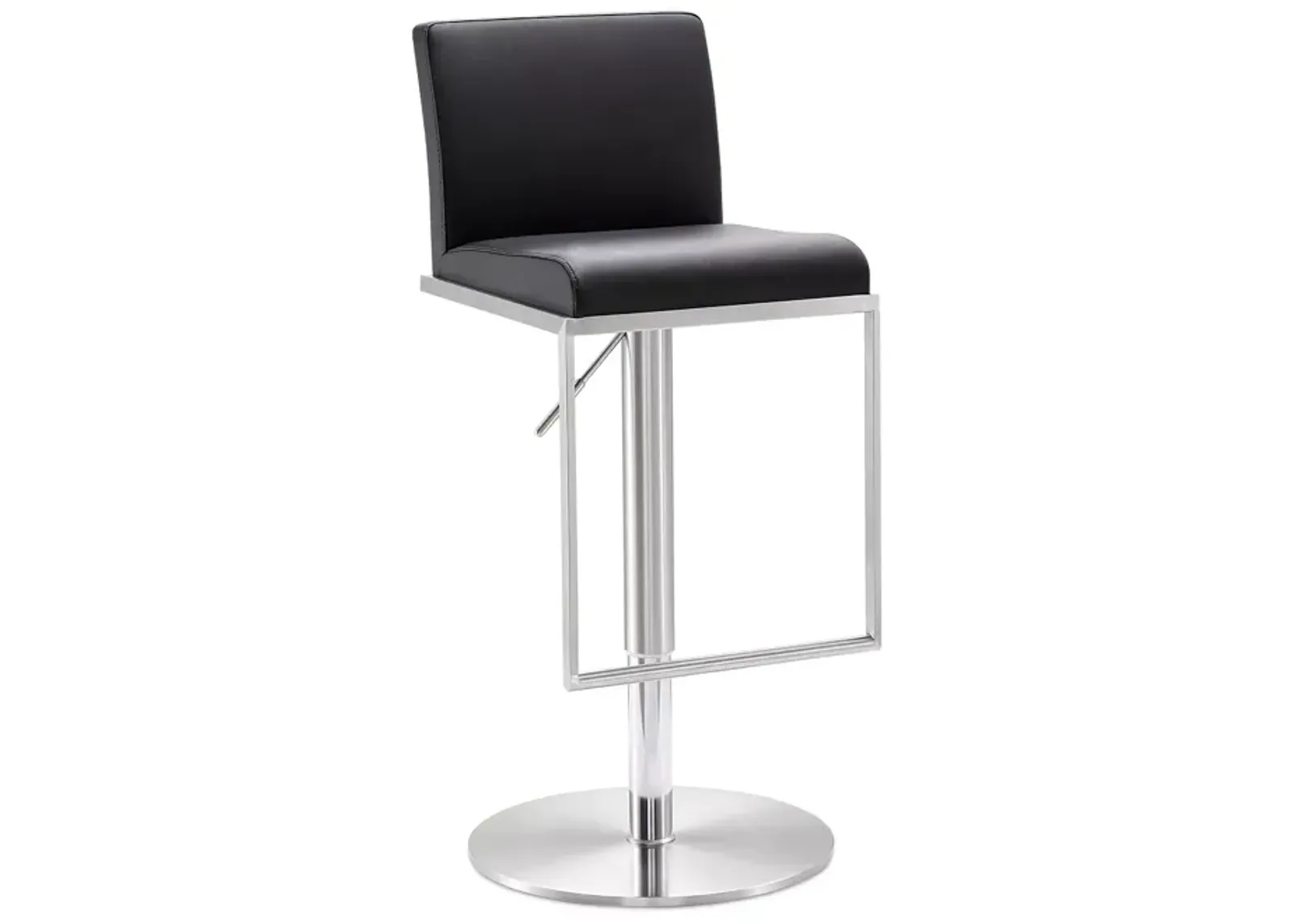 TOV Furniture Amalfi Stainless Steel Adjustable Barstool