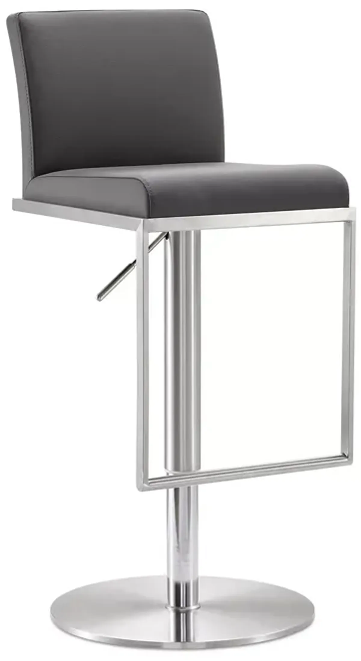 TOV Furniture Amalfi Stainless Steel Adjustable Barstool