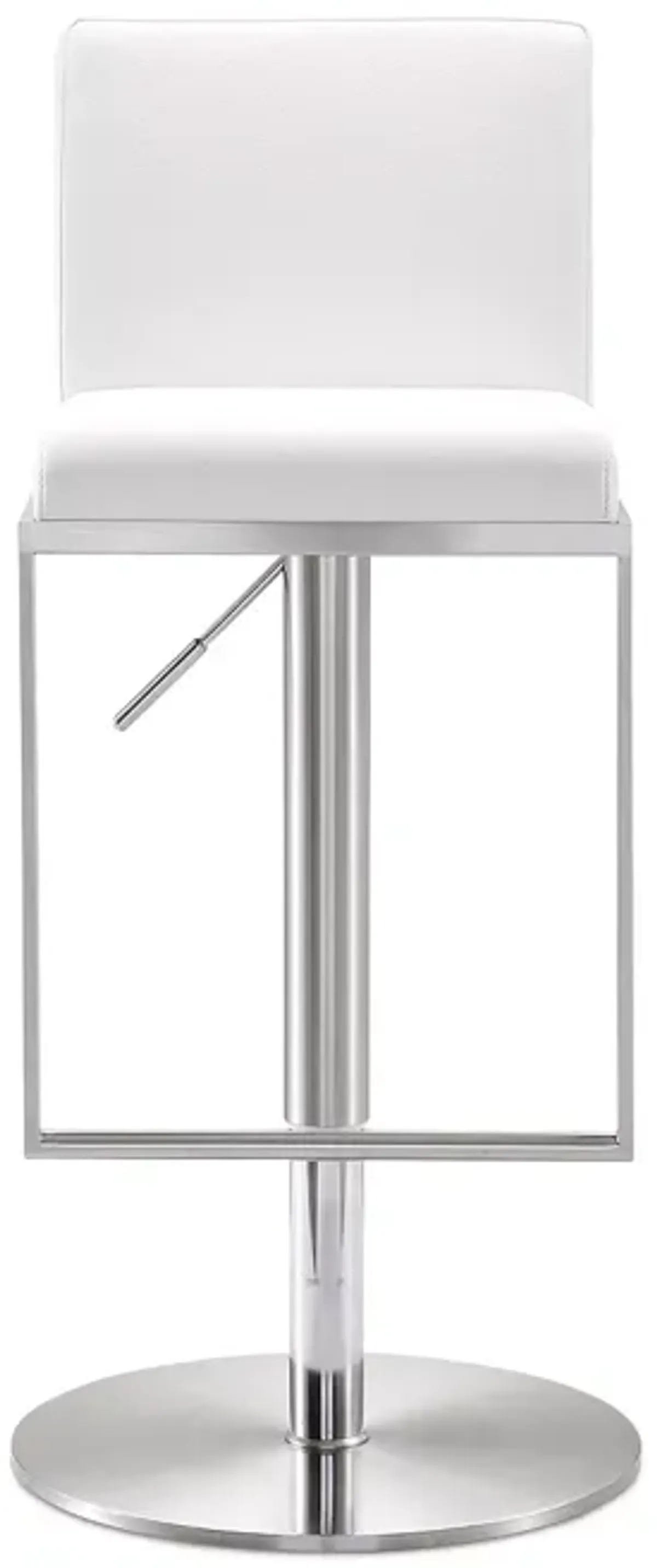 TOV Furniture Amalfi Stainless Steel Adjustable Barstool