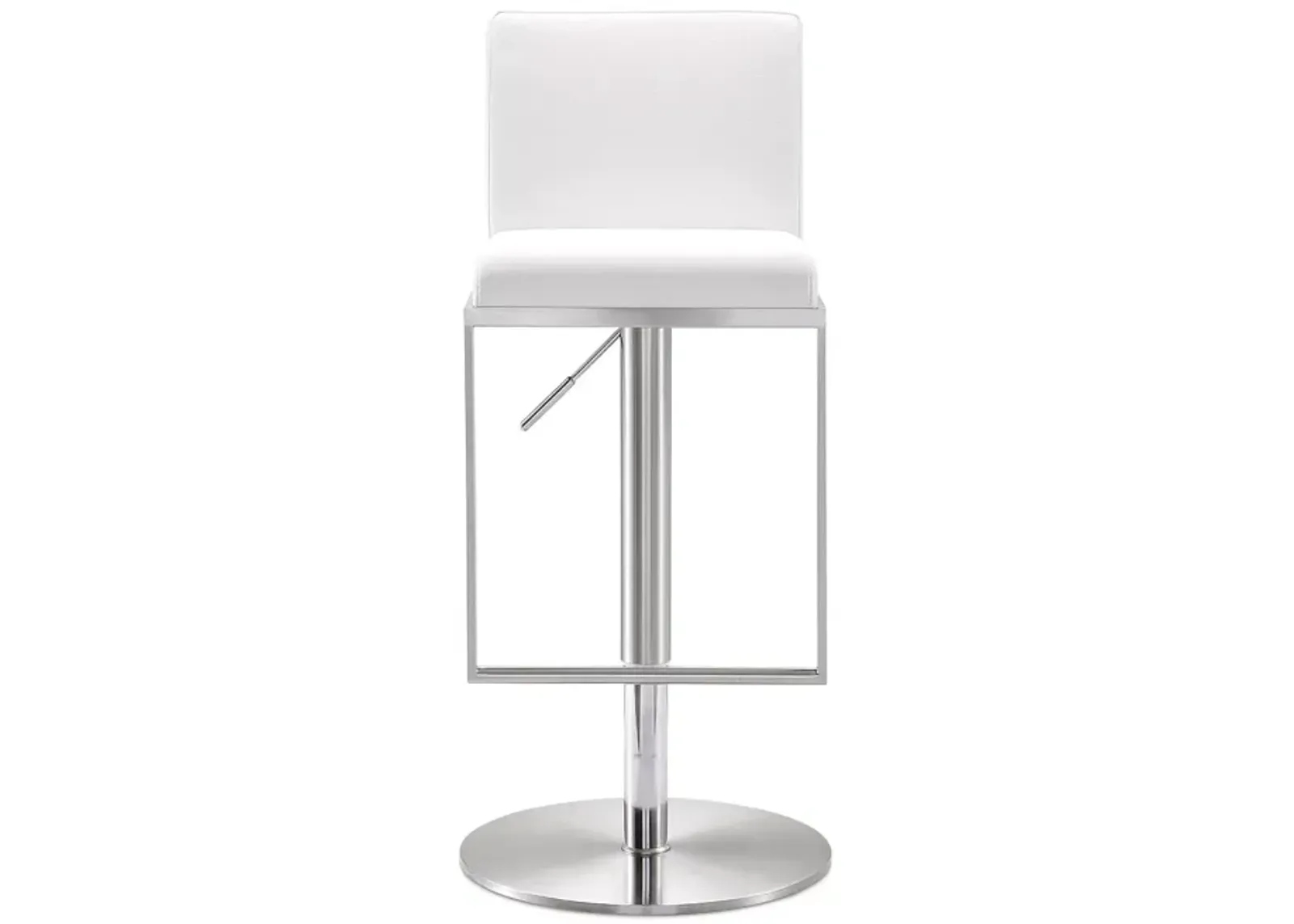 TOV Furniture Amalfi Stainless Steel Adjustable Barstool