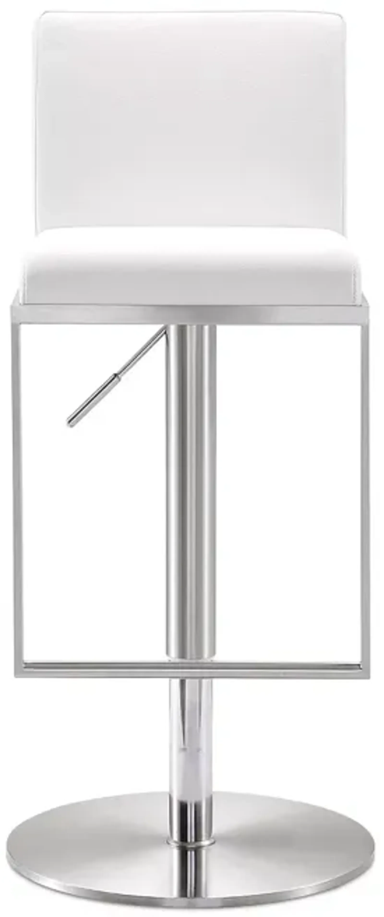 TOV Furniture Amalfi Stainless Steel Adjustable Barstool